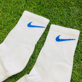 Vintage Nike Socks White Blue