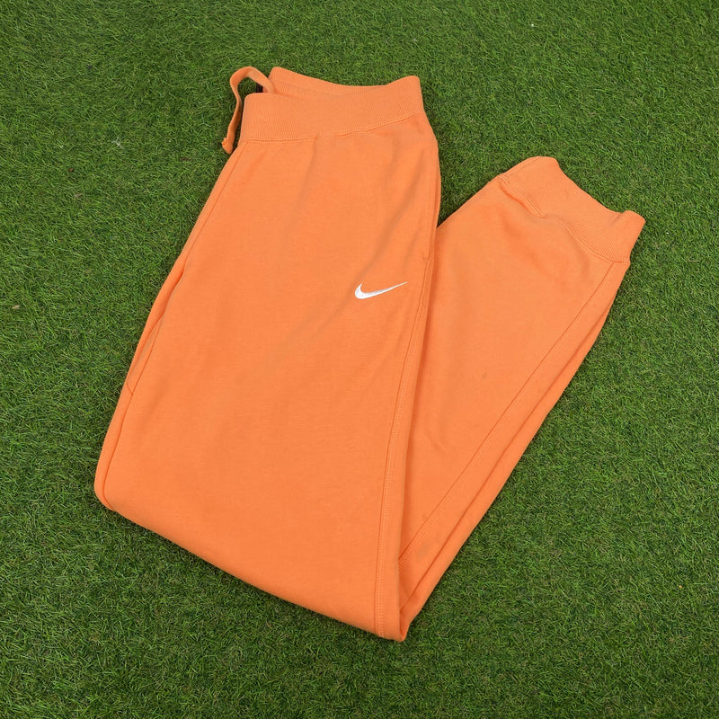 Vintage Nike Cotton Joggers Peach Orange Medium