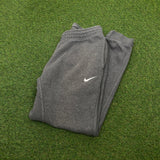 Vintage Nike Cotton Joggers Grey Medium