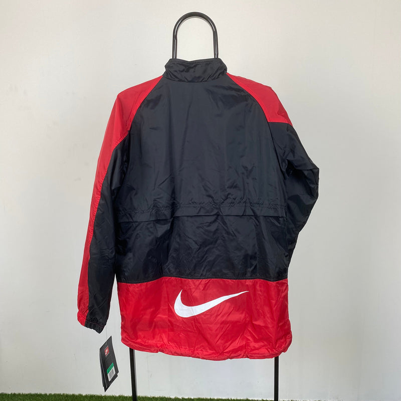 Vintage Nike Windbreaker Jacket Black Small/Medium