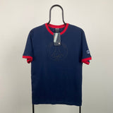 Vintage Nike PSG T-Shirt Blue Large