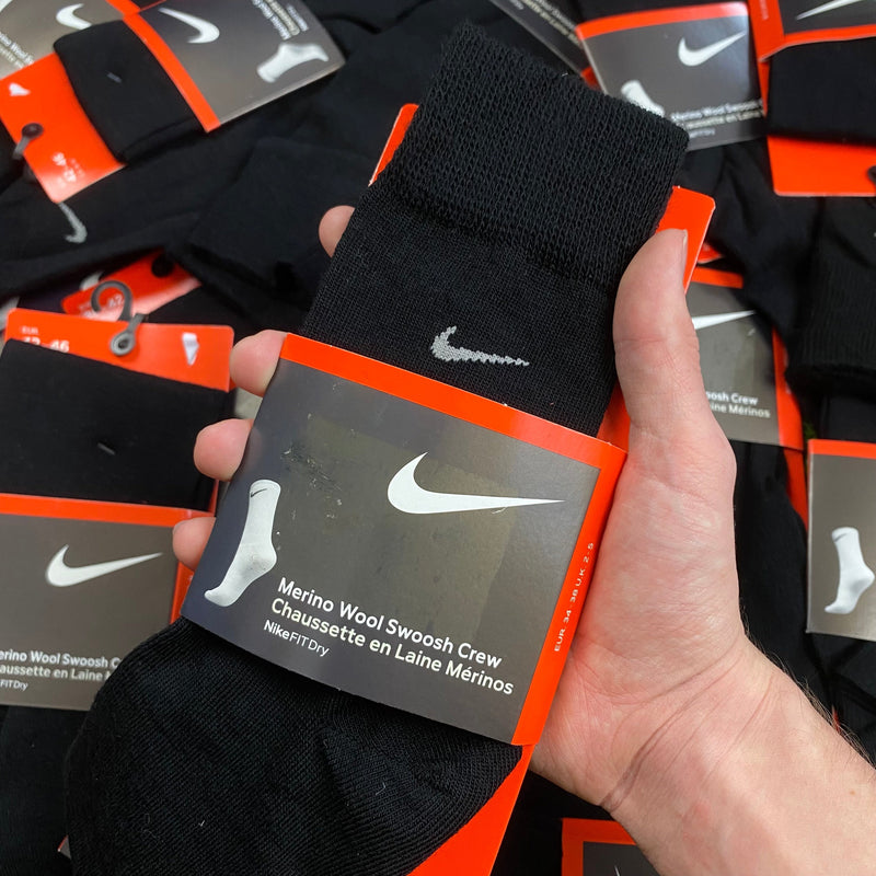 Vintage Nike Merino Wool Socks Black