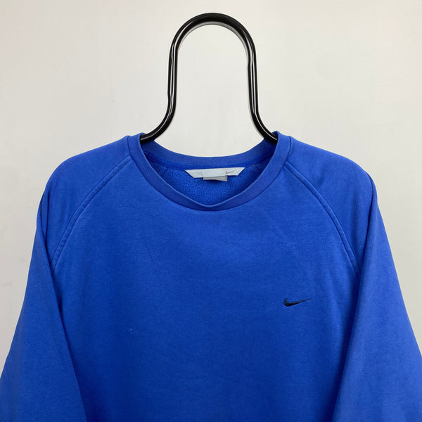 Vintage Nike Sweatshirt Blue XXL