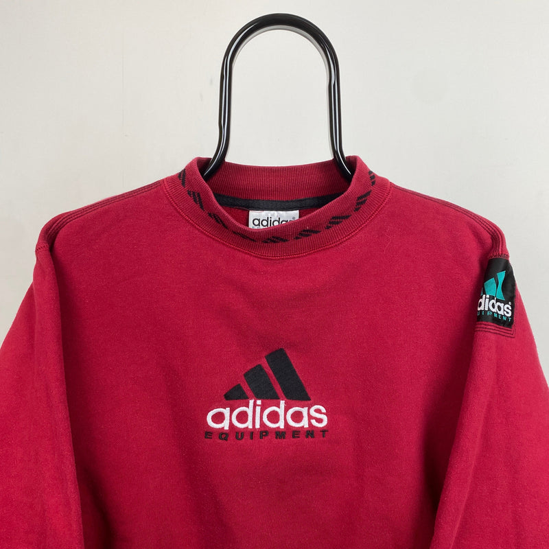 Vintage Adidas Equipment Sweatshirt Red XS