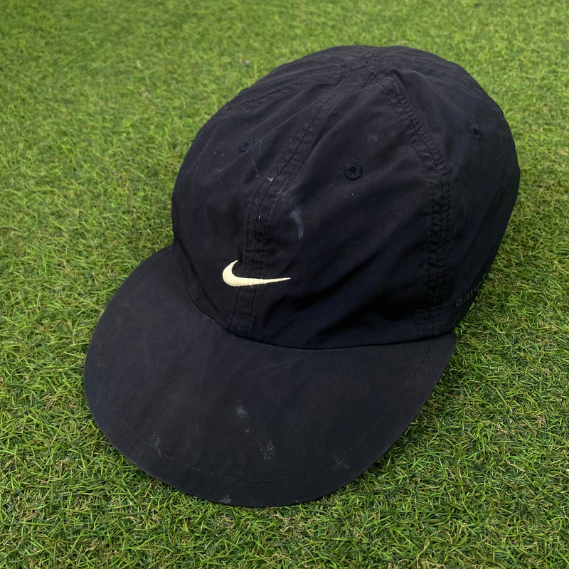 Vintage Nike Dri-Fit Swoosh Hat Black