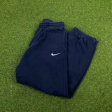 Vintage Nike Cotton Joggers Blue XS