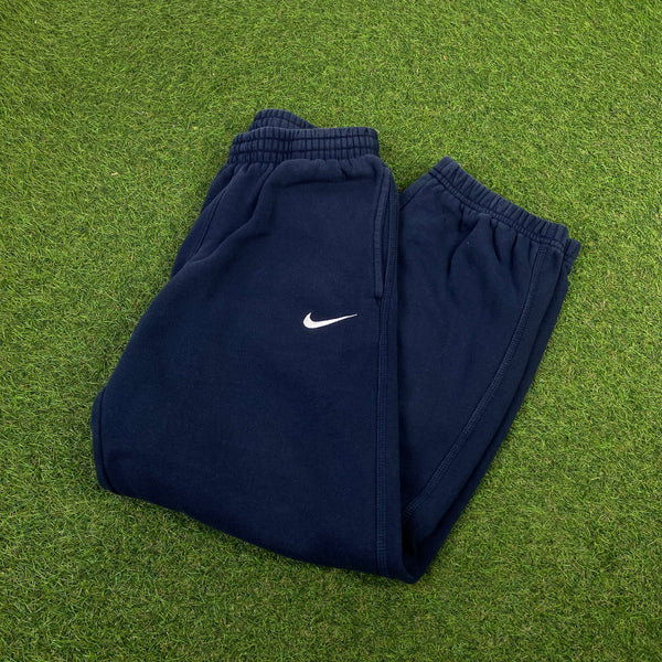 Vintage Nike Cotton Joggers Blue XS