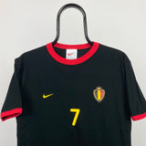 Vintage Nike Belgium Football T-Shirt Black Small