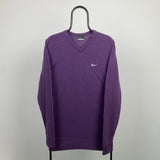 Vintage Nike Golf Sweatshirt Purple Medium