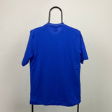 Vintage Nike College T-Shirt Blue Small