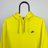 Vintage Nike Hoodie Yellow Large