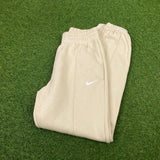 Vintage Nike Cotton Joggers Brown XS