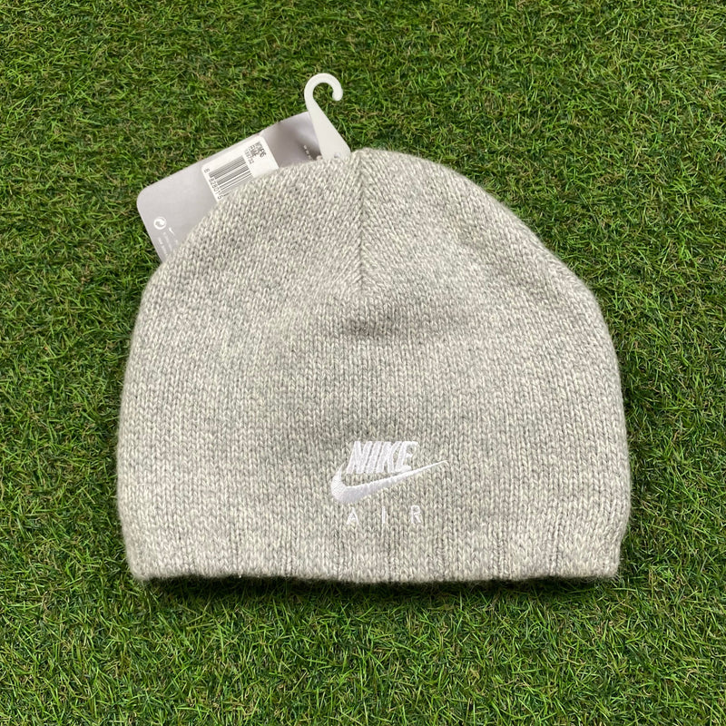 Vintage Nike Air Beanie Hat Grey