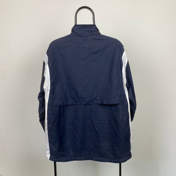 Vintage Nike Court Windbreaker Jacket Blue Medium