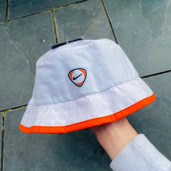 Vintage Nike Reversible Bucket Hat White