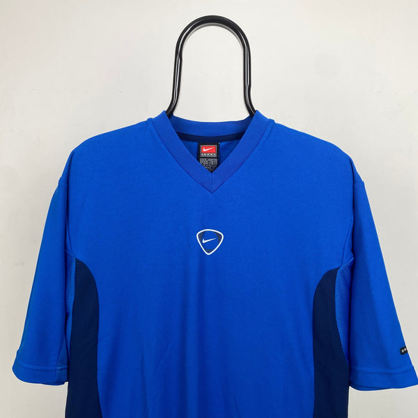 Vintage Nike T-Shirt Blue Medium