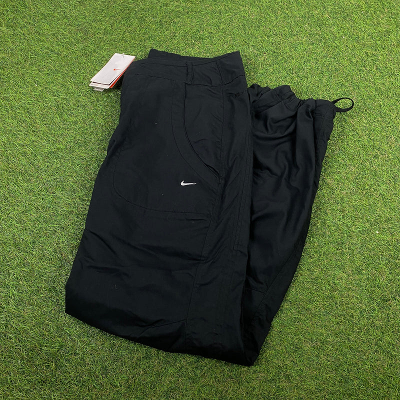 Vintage Nike Parachute Cargo Joggers Black XXS