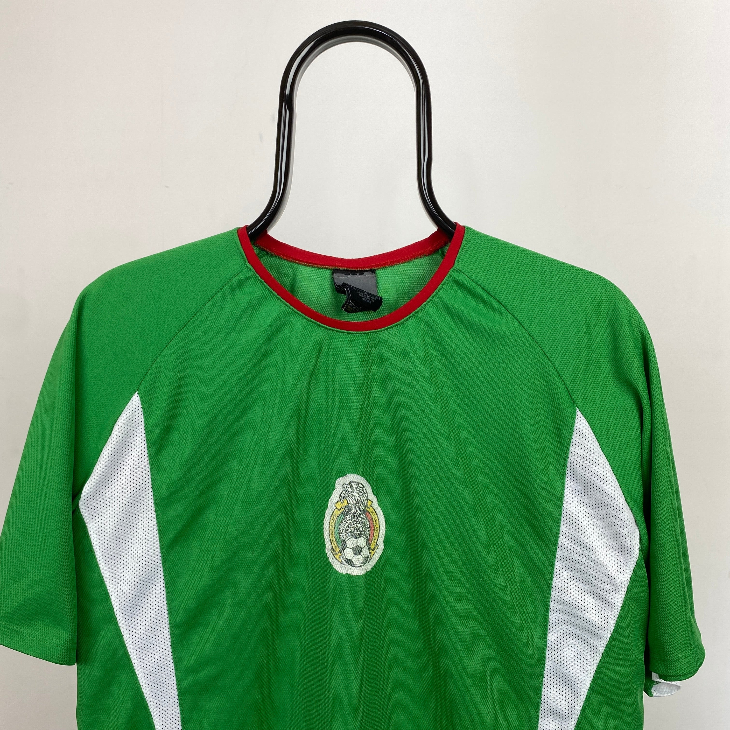 Vintage Nike Mexico Football Shirt T-Shirt Green Small – VintageBox