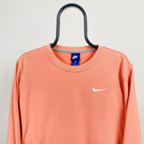 Vintage Nike Sweatshirt Pink Medium