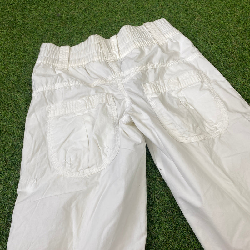 Vintage Nike Cargo Joggers White XXS