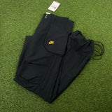 Vintage Nike Parachute Joggers Black XS