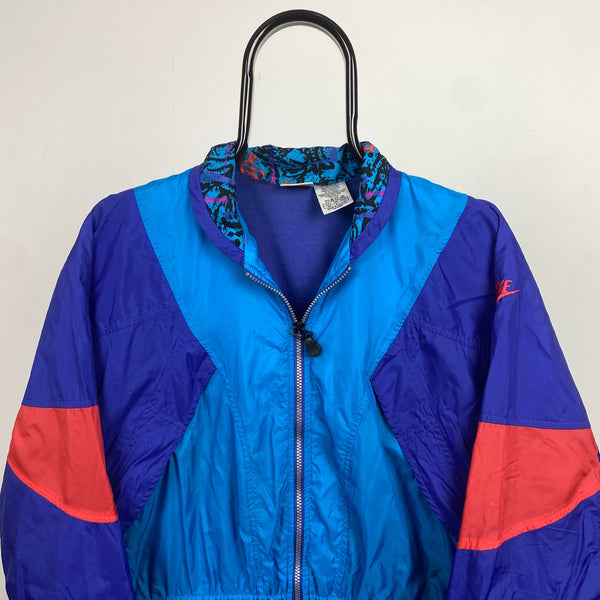 Vintage Nike Windbreaker Jacket Blue Small