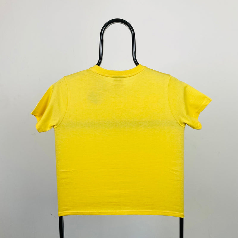 Vintage Nike T-Shirt Yellow XS/XXS