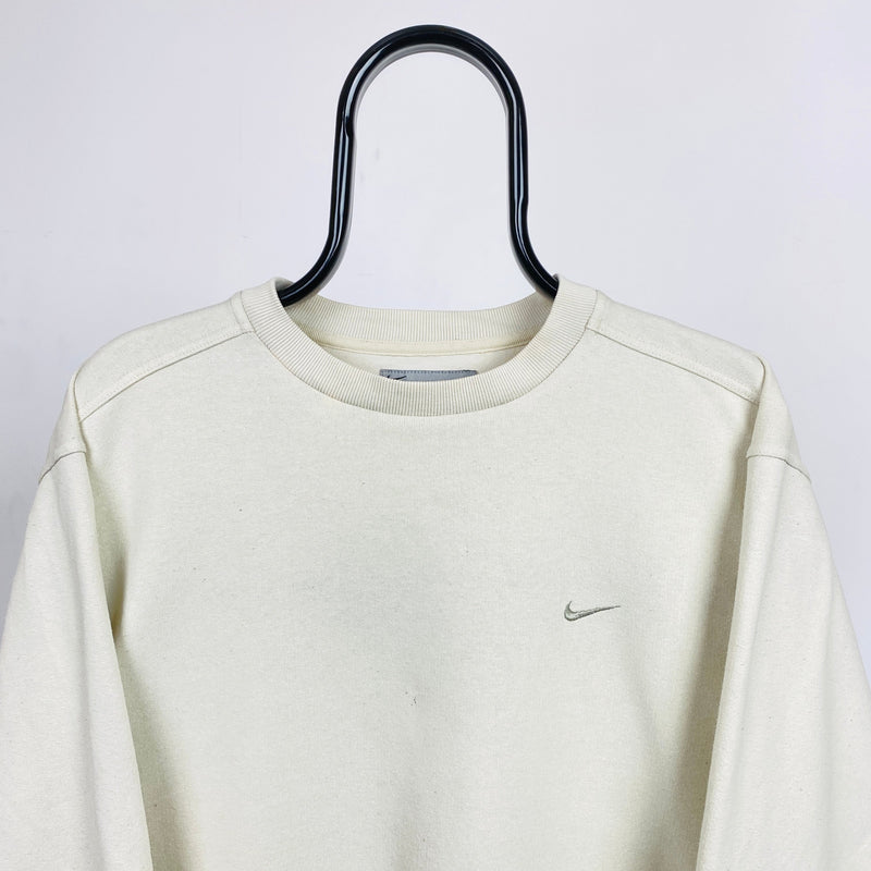 Vintage Nike Sweatshirt Light Brown Medium