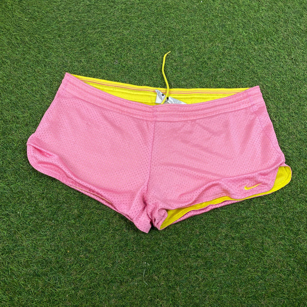 Vintage Nike Reversible Sprinter Shorts Pink Small