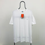 Vintage Nike Dri-Fit T-Shirt White Medium