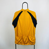 Vintage Nike ACG Cycling T-Shirt Yellow Large