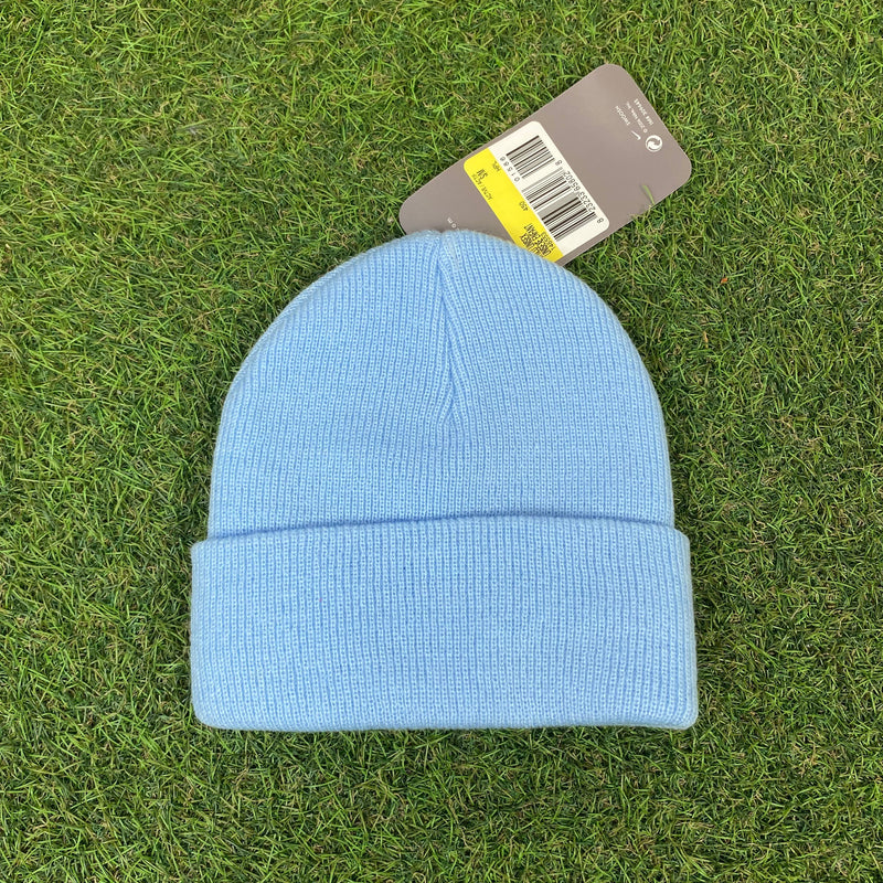 Vintage Nike Beanie Hat Baby Blue