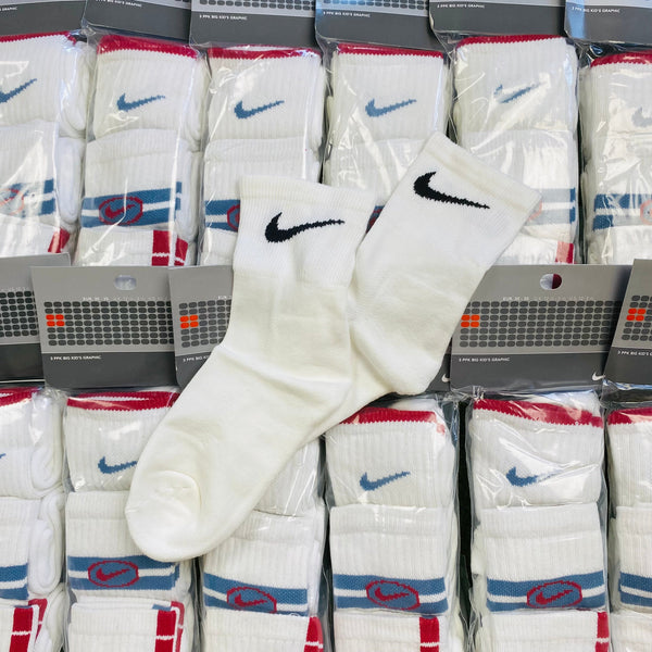 Vintage Nike Socks White Black