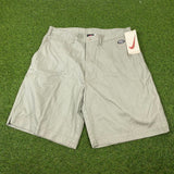 Vintage Nike Tiger Woods Cargo Shorts Grey Large