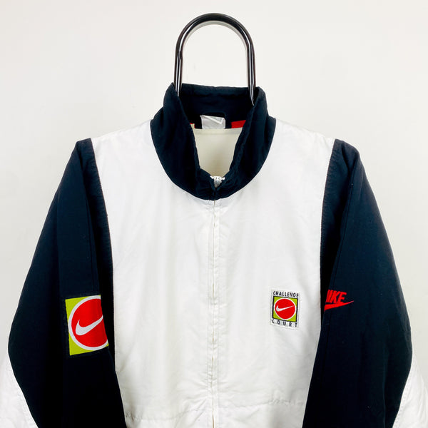 Vintage Nike Challenge Court Windbreaker Jacket White XL