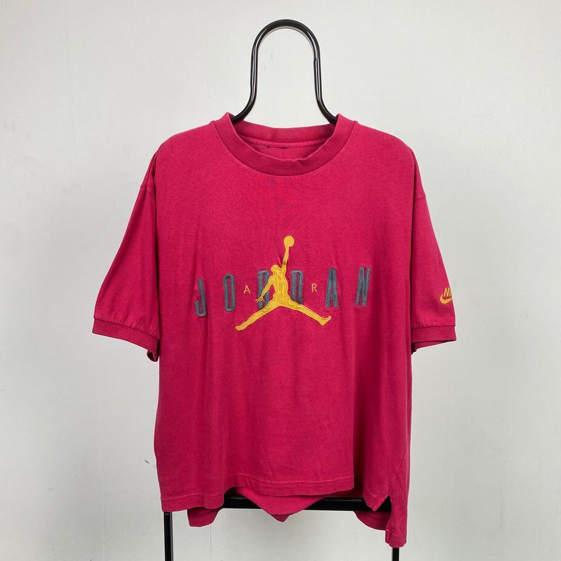 Vintage Nike Air Jordan T-Shirt Red Large