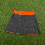 Vintage Nike Reversible Skirt Orange Grey Large