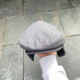 Vintage Nike Flat Cap Hat Grey