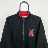 Vintage Nike Zip Sweatshirt Black Large