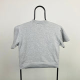 Vintage Nike Sweatshirt Tee Top Grey XS