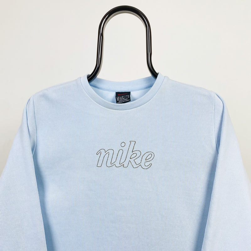 Vintage Nike Sweatshirt Baby Blue XS