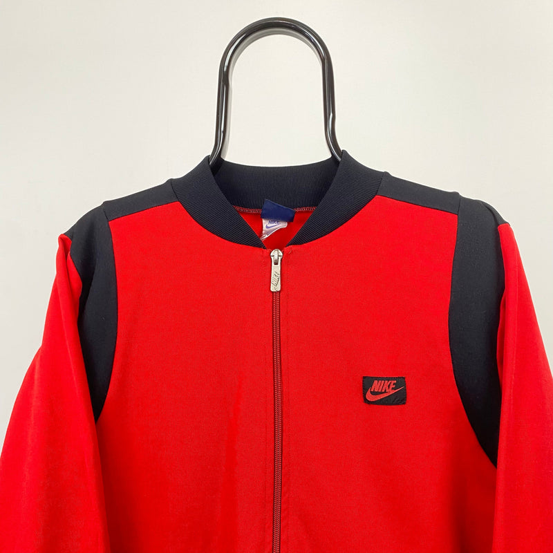 Vintage Nike Track Jacket Red XS