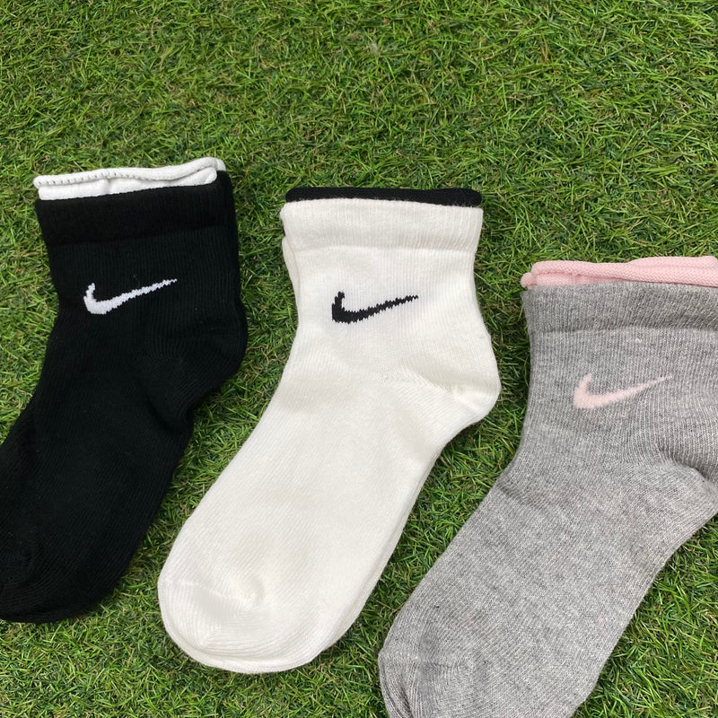 Vintage Nike Socks 3 Pack Colour