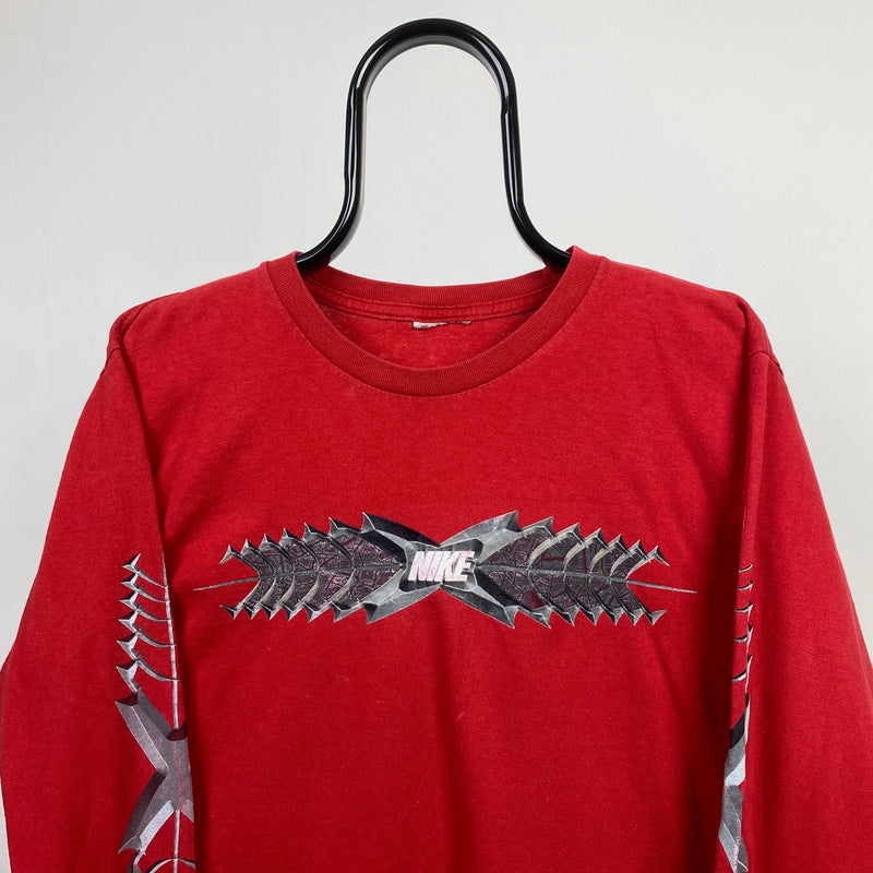 Vintage Nike Longsleeve T-Shirt Red XS