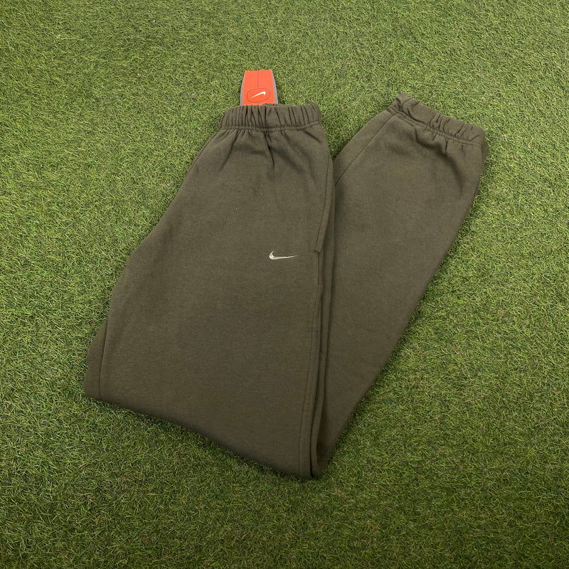 Vintage Nike Cotton Joggers Green XXL