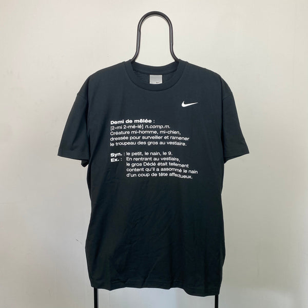 Vintage Nike France Rugby T-Shirt Black XL