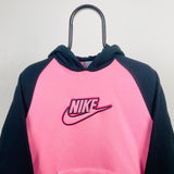 Vintage Nike Hoodie Pink Small