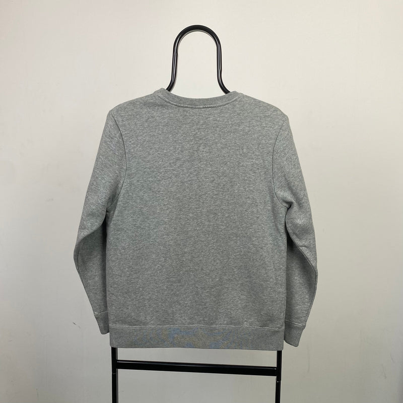 Vintage Nike Swoosh Sweatshirt Grey XS