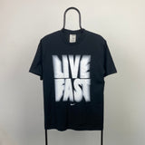 Vintage Nike T-Shirt Black Medium