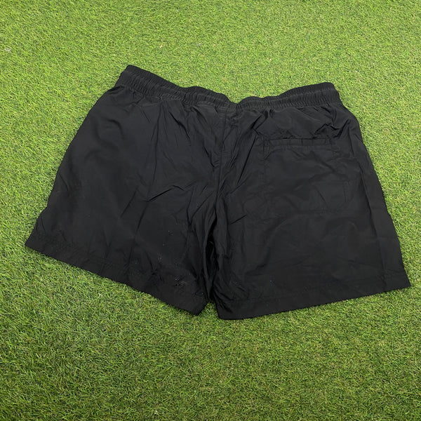 Vintage Nike Nylon Shorts Black XS